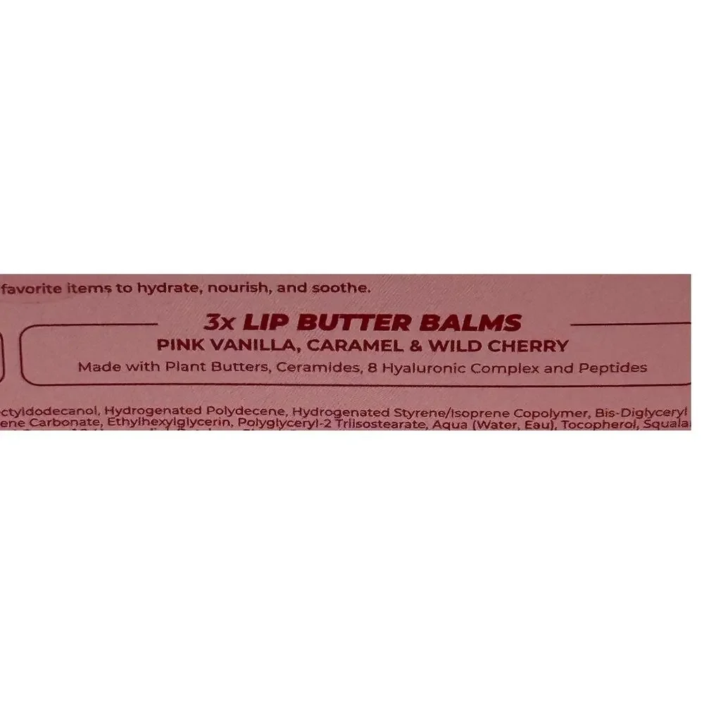 Vitamasques Lip Treats- Favorite Lip Set - 4ct - 20mL -  NEW in box